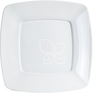 Prato Quad Grande Branco 21CM 10UN